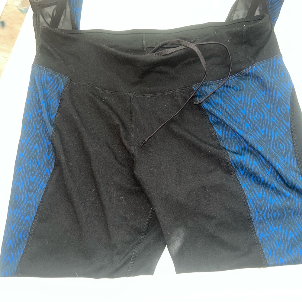Athletic Works Black and Blue Active Pants - Picture 2 of 7